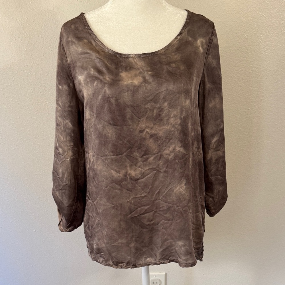 Silky Gray Women's Top